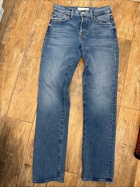 MOTHER SUPERIOR Women's The Hiker Skimp in Dream Team High Rise Jeans Size 25